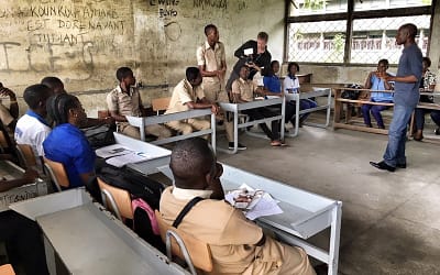 IBC alcohol and drug prevention in Congo-Brazzaville on TV